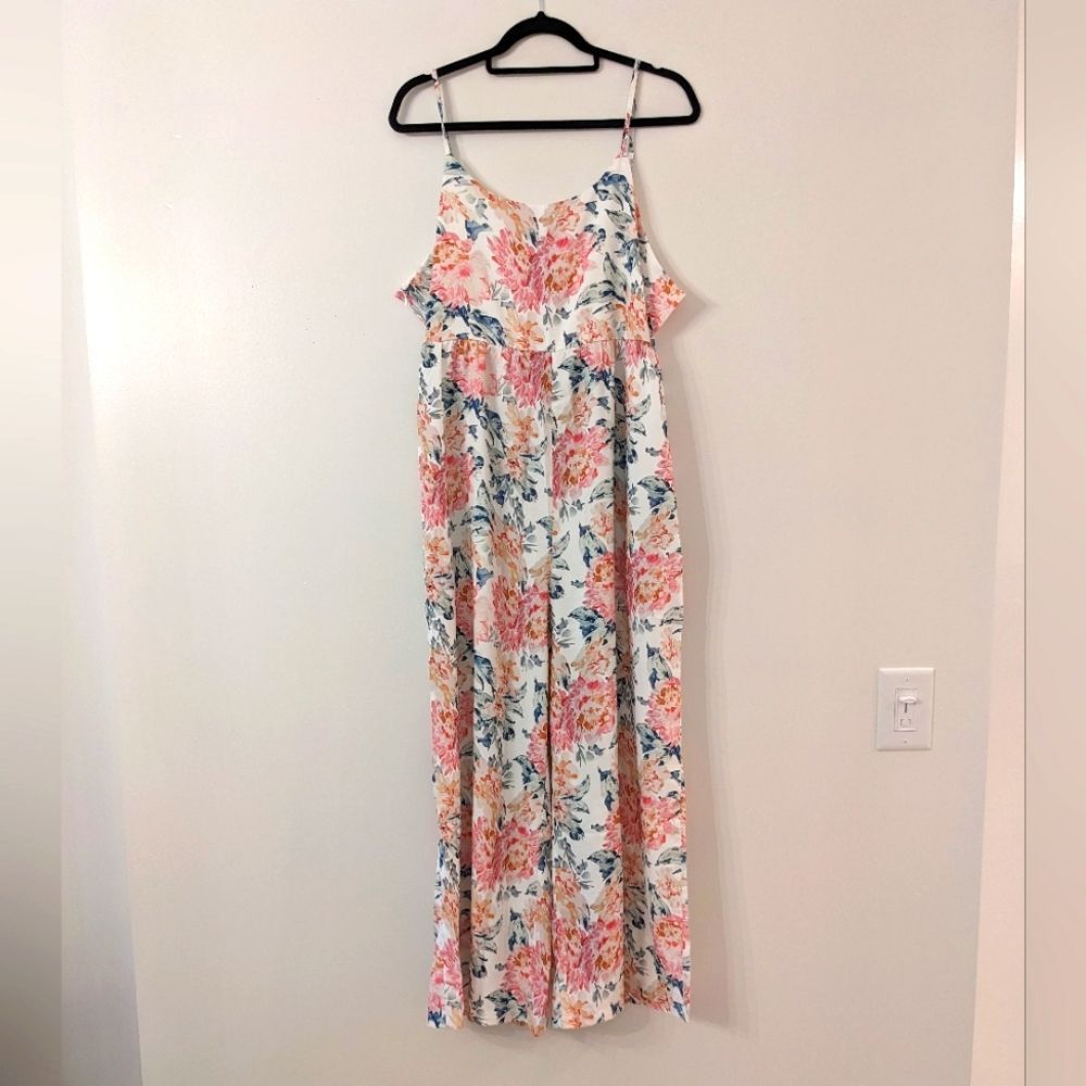 Floral summer jumpsuit